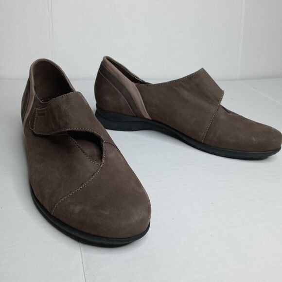 Mephisto Women's Size 11 Air-Jet Luce Gray Suede Walking Shoes - Picture 2 of 11